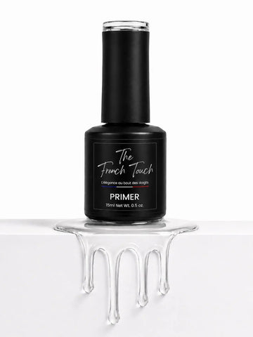 Primer ongles professionnel The French Touch sans TPO ni HEMA, flacon 15ml pour préparation avant vernis semi-permanent