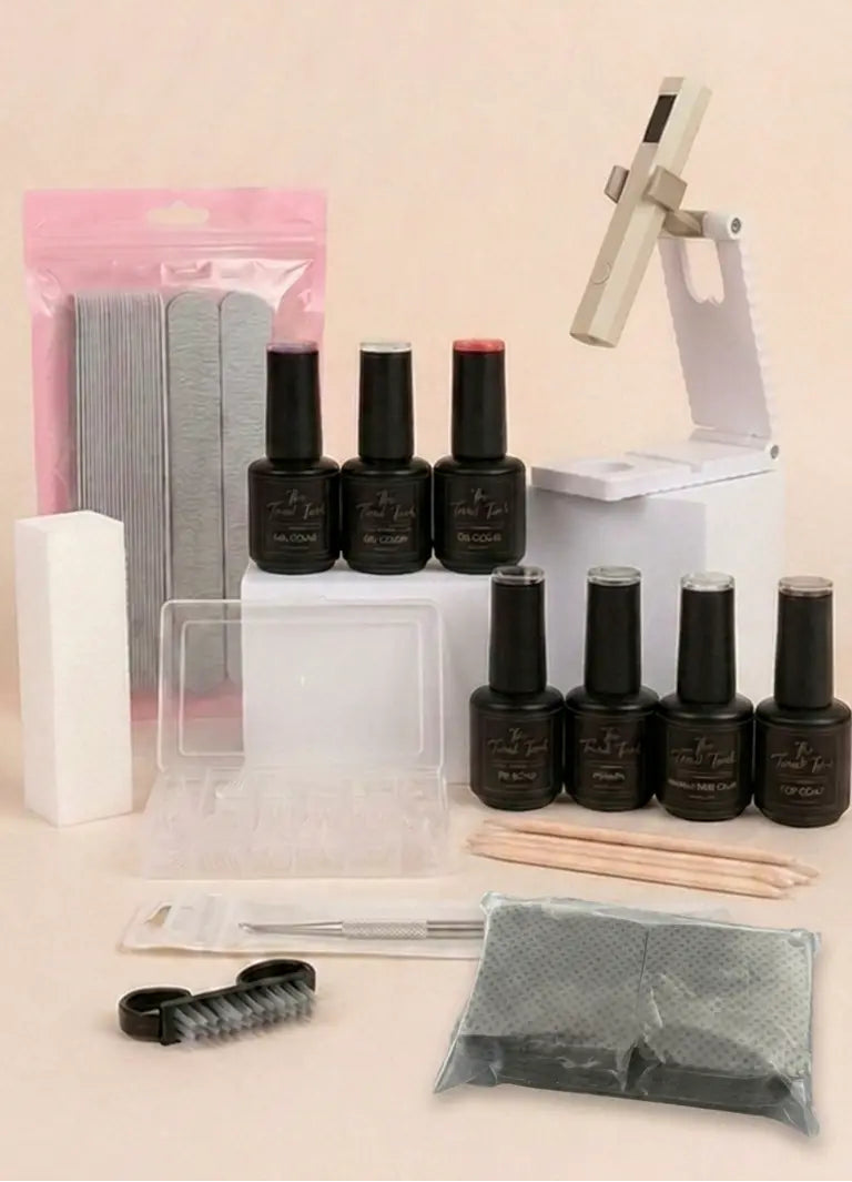 Kit pose américaine GelX complet avec capsules américaines et vernis semi permanent