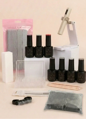 Kit pose américaine GelX complet avec capsules américaines et vernis semi permanent