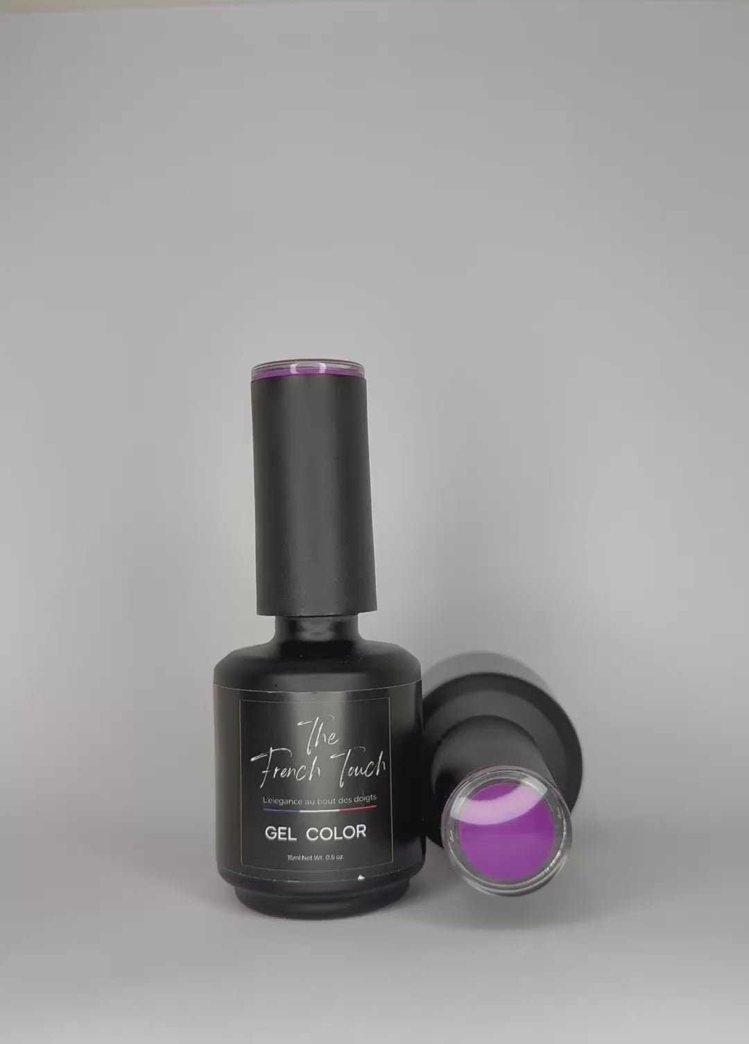 texture vernis semi permanent violet intense application facile opacité parfaite