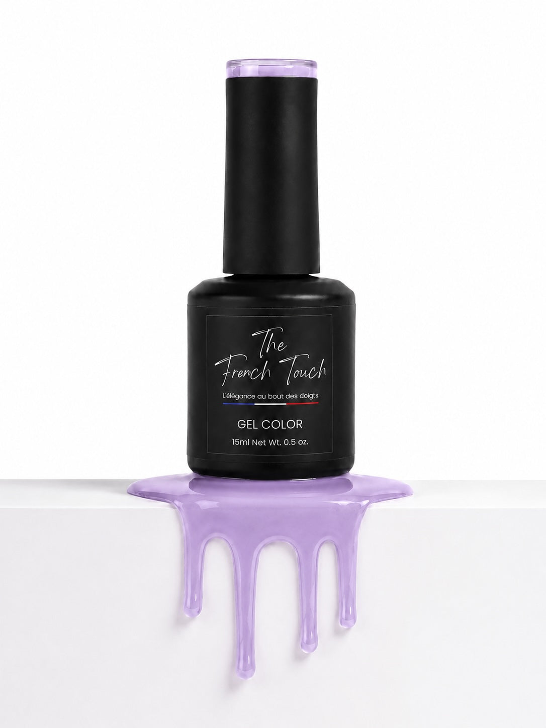 Vernis semi-permanent Milky Lila pastel nude The French Touch - flacon 15ml