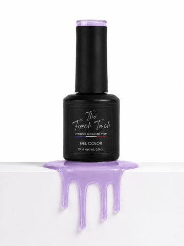 Vernis semi-permanent Milky Lila pastel nude The French Touch - flacon 15ml