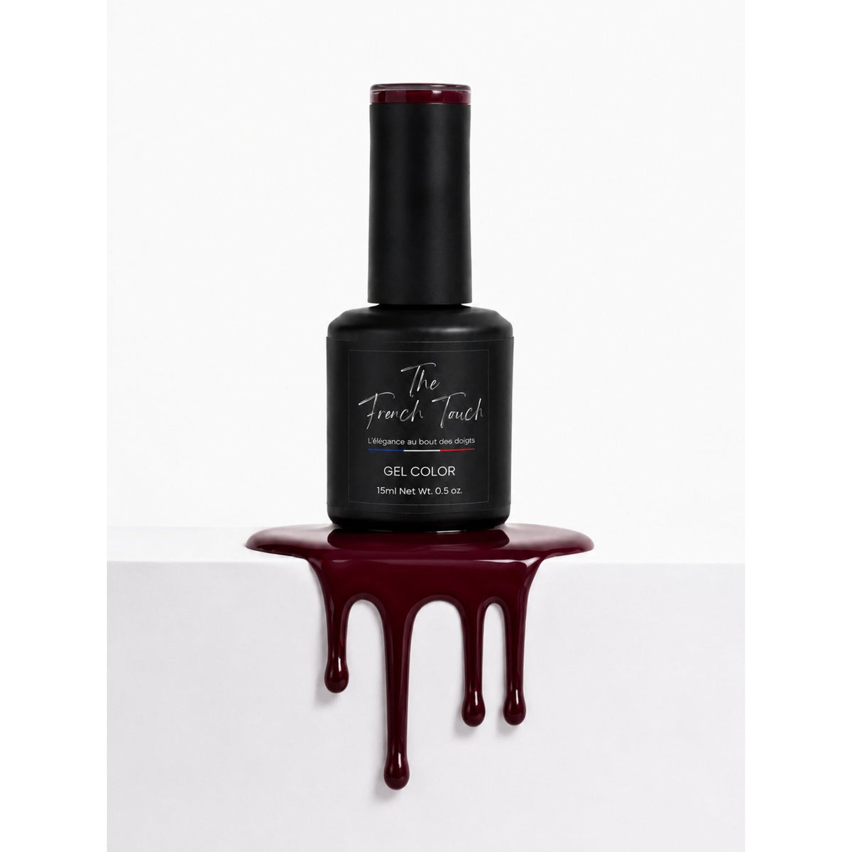 Vernis semi-permanent Rouge Cherry The French Touch - flacon 15ml gel color