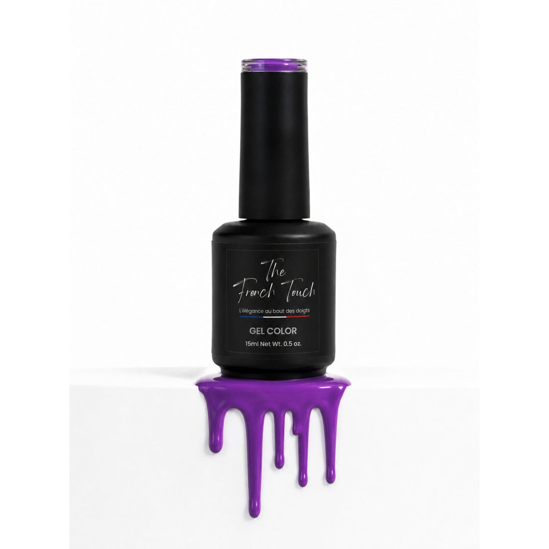 Vernis semi-permanent Violet Intense The French Touch - flacon 15ml gel color