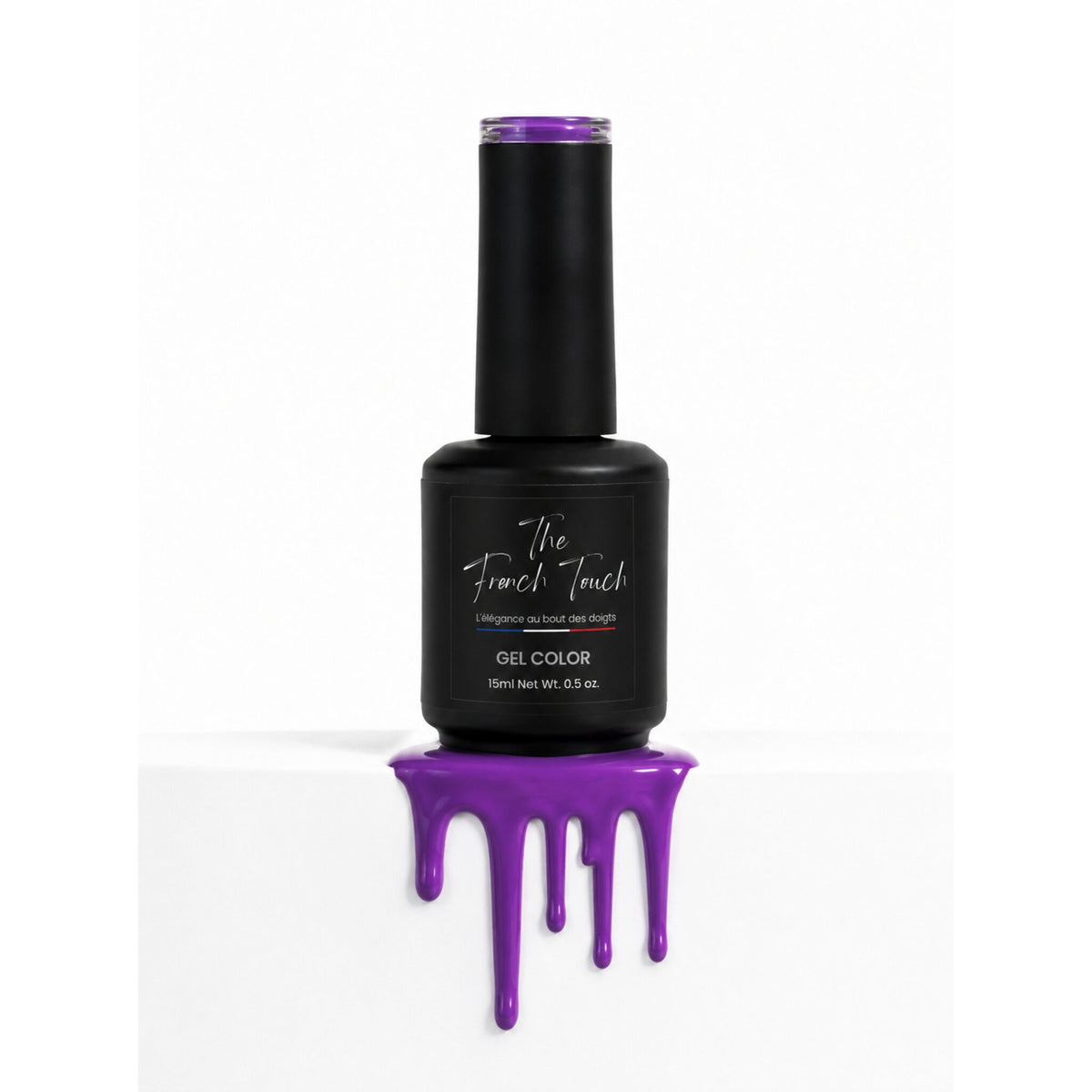 Vernis semi-permanent Violet Intense The French Touch - flacon 15ml gel color