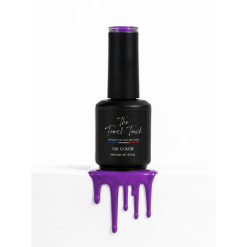 Vernis semi-permanent Violet Intense The French Touch - flacon 15ml gel color