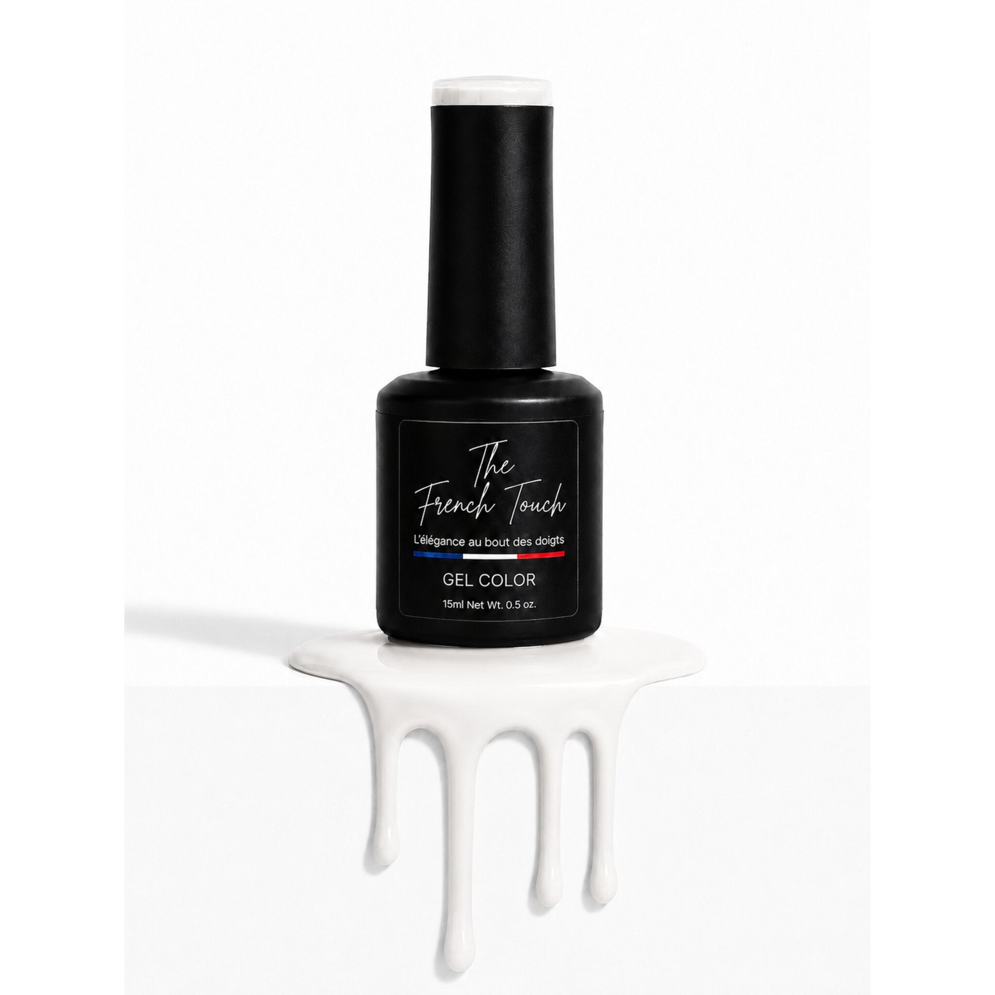 Vernis semi-permanent White Bunny blanc pur The French Touch - flacon 15ml
